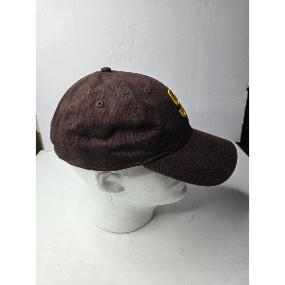 New‎ Era San Diego Padres 9TWENTY Adjustable Baseball Cap Brown Yellow Kids OSFM